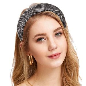 Thick Paded Rhinestone Headband